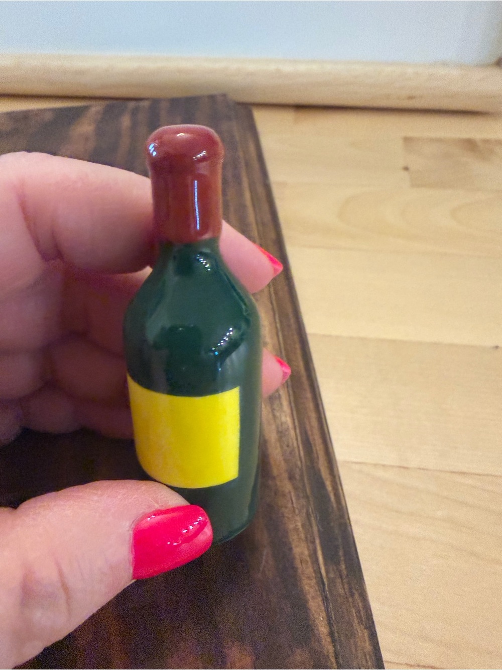 Nora Fleming “from the vine” wine bottle mini